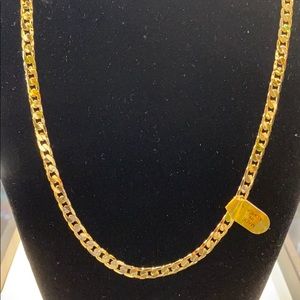 Brand New 24” Gold Plated Cuban Link Chain